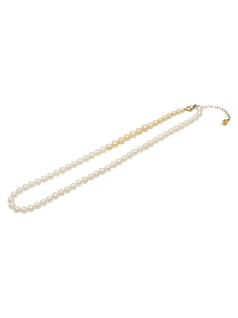Dior Pearl Necklace Faux Plated - Picture 2 of 8